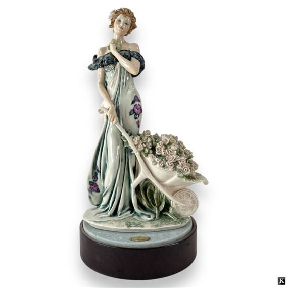 GATHERING ROSES by Giuseppe Armani