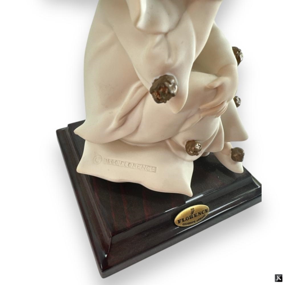 Artwork by Giuseppe Armani, PIERROT SUCKING FINGER