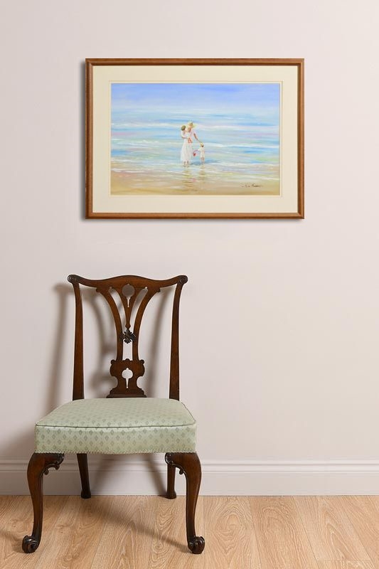 Artwork by Michael Monaghan, A Pleasant Moment, Made of oil on canvas board