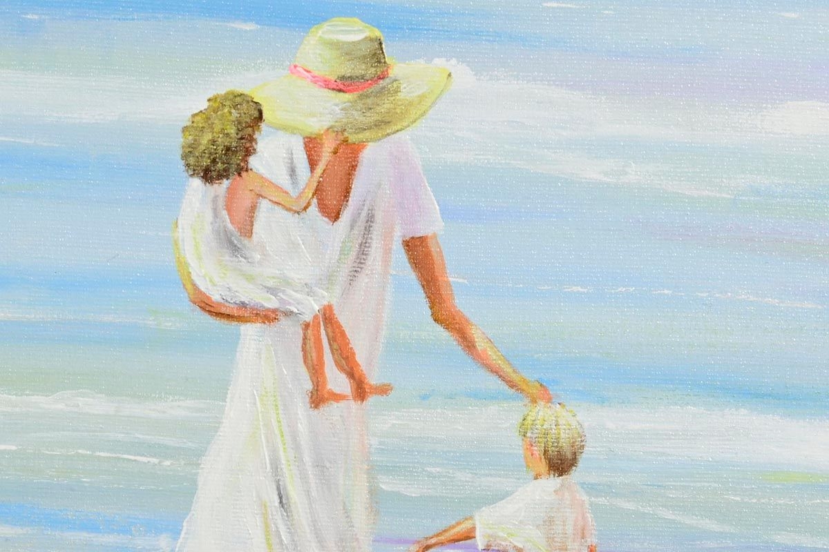 Artwork by Michael Monaghan, A Pleasant Moment, Made of oil on canvas board