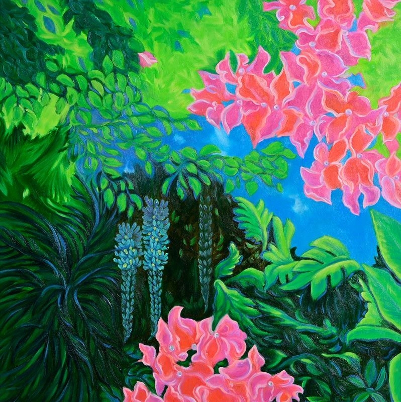 Artwork by Barbara Cullen, Heat in Colour, Made of oil on canvas