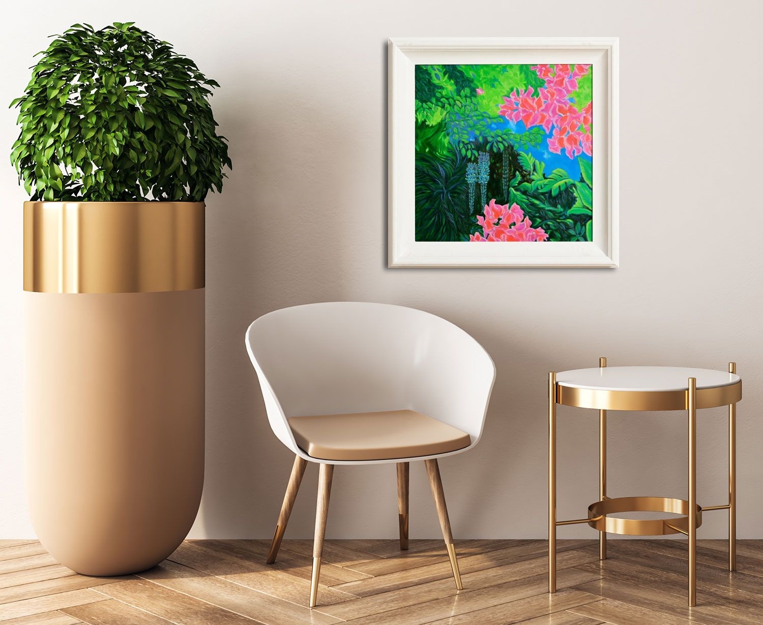 Artwork by Barbara Cullen, Heat in Colour, Made of oil on canvas