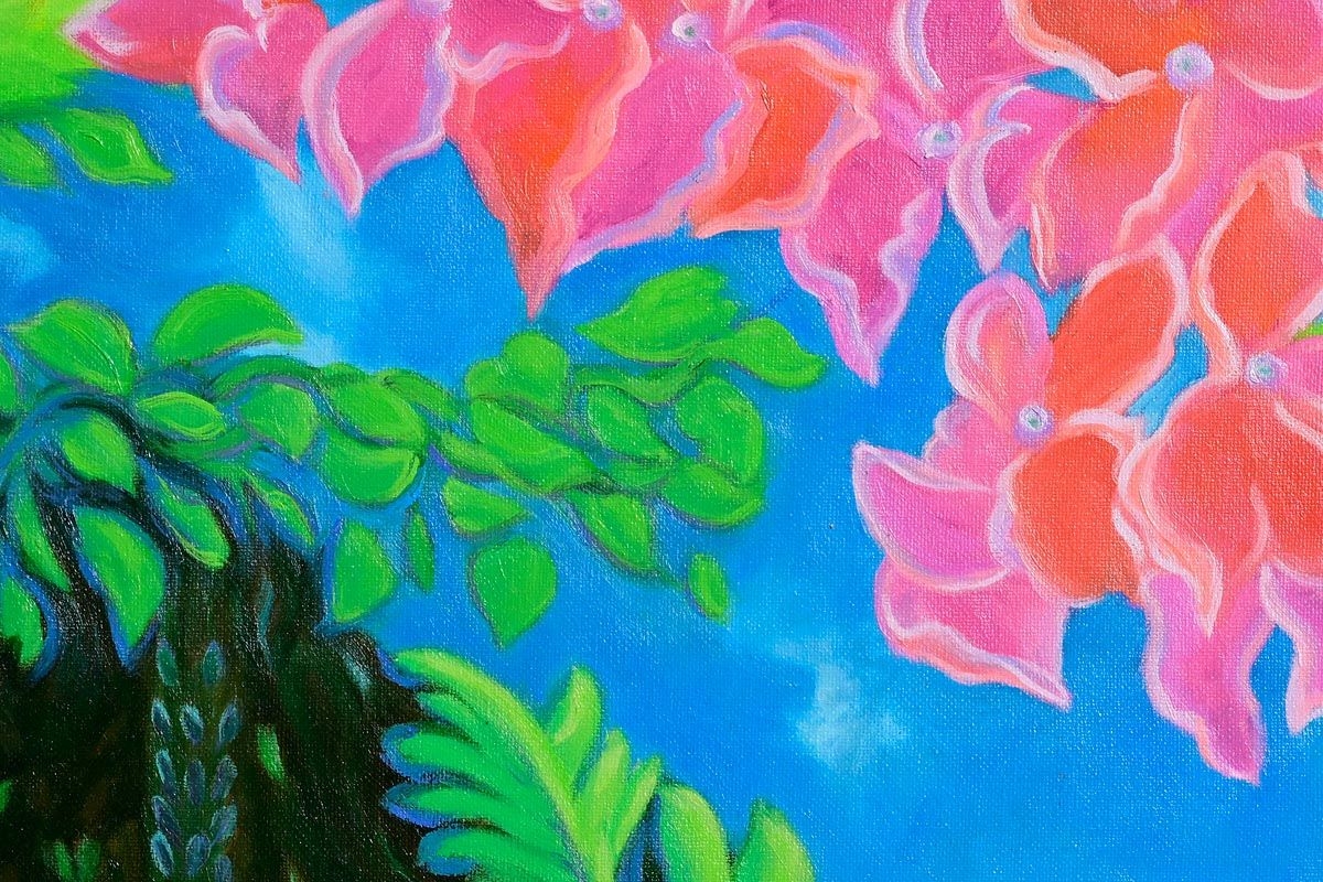 Artwork by Barbara Cullen, Heat in Colour, Made of oil on canvas