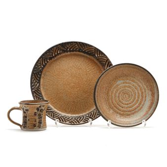 Collection of Pottery Tableware - Clyde Gobble Jr.