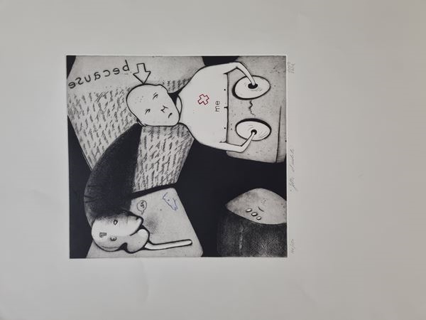 Artwork by Antonio Notari, Incisione di Antonio Notari "Valori