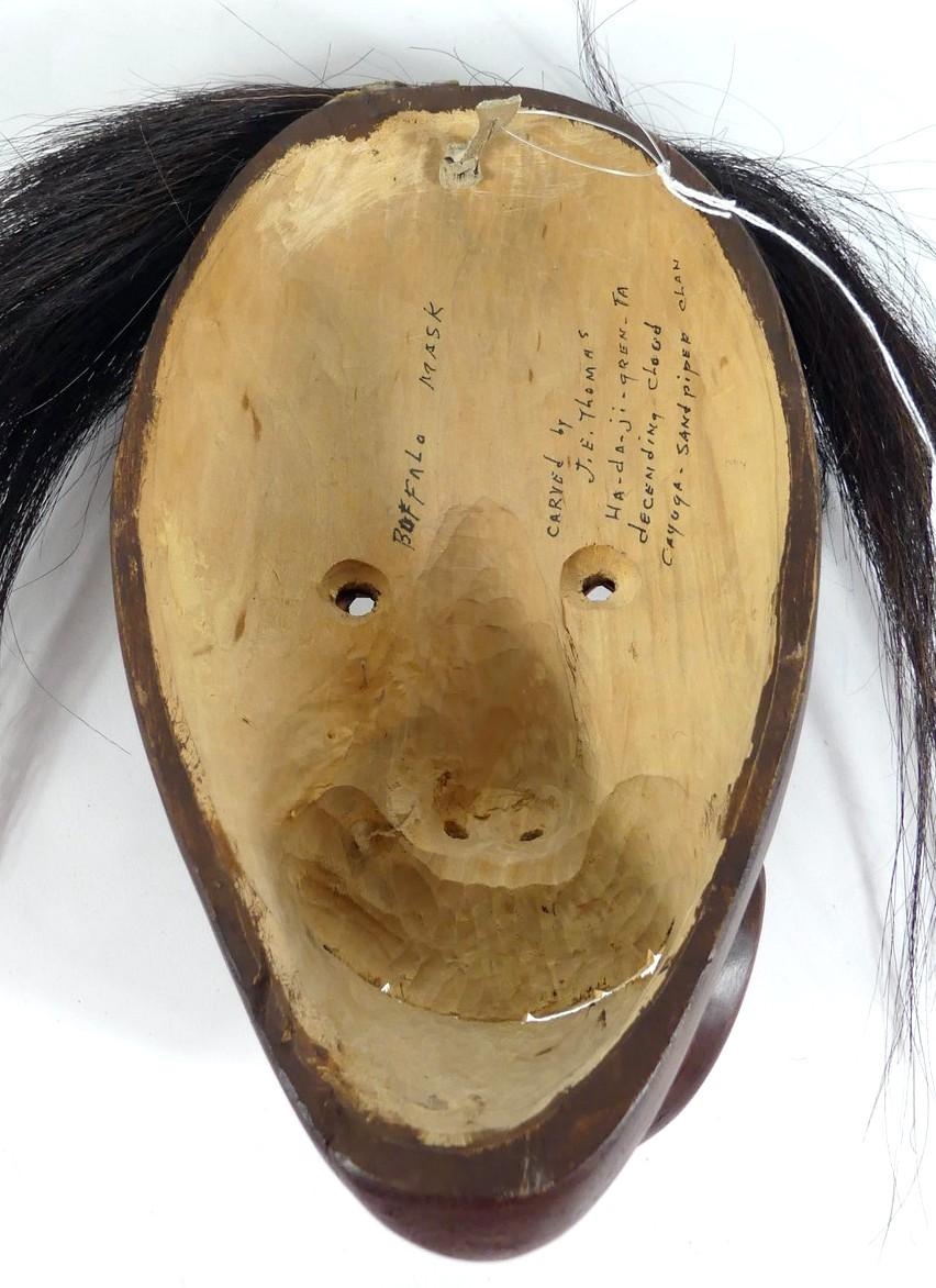 Jacob Ezra Thomas | FIRST NATIONS WOOD MASK | MutualArt