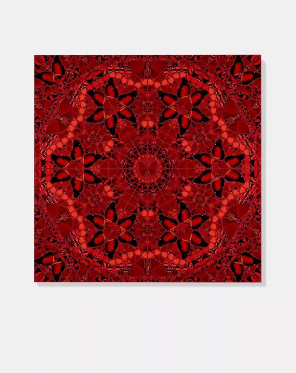 Artwork by Damien Hirst, THE EMPRESSES WU ZETIAN H10-1, Made of Laminated Giclee print on aluminum composite, screen printed with glitter