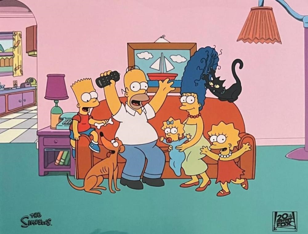 Matt Groening | 20TH CENTURY FOX STUDIOS, THE SIMPSON'S FAMILY PORTRAIT ...