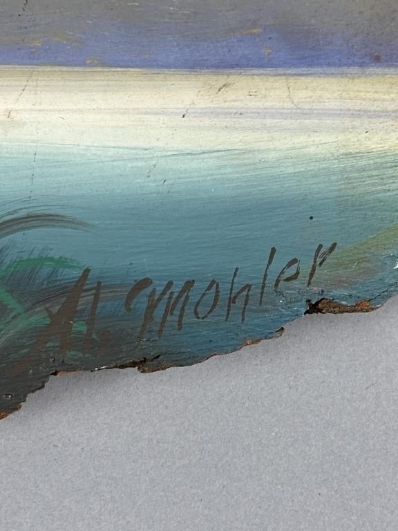 Artwork by Al Mohler, Al Mohler Original Slab Art, Made of hand painted