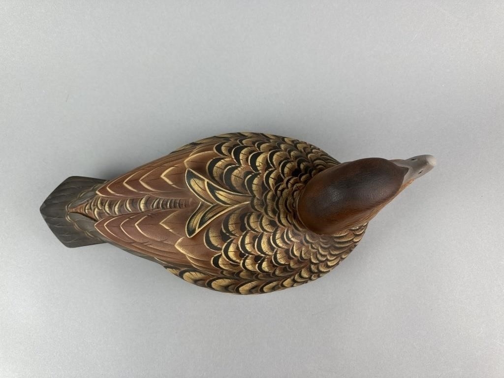 Artwork by Bill Weimer, Bill Weimer Pr of Eider Duck Decoys, Made of glass