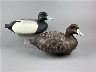 Richard Hohler Pr of Bluebill Duck Decoys - Richard Hohler