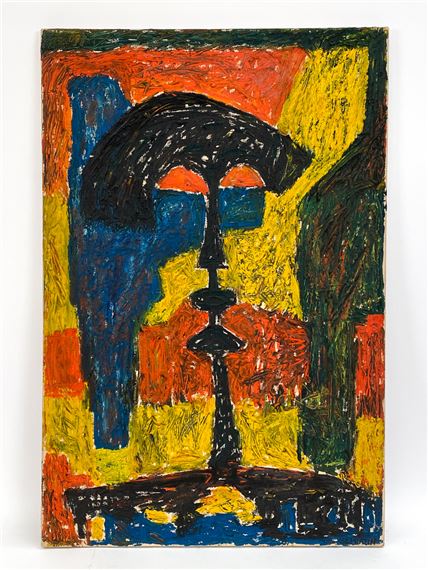 JACOB MOSES SEMIATIN (1915-2003) ABSTRACT O/C by Jacob Semiatin