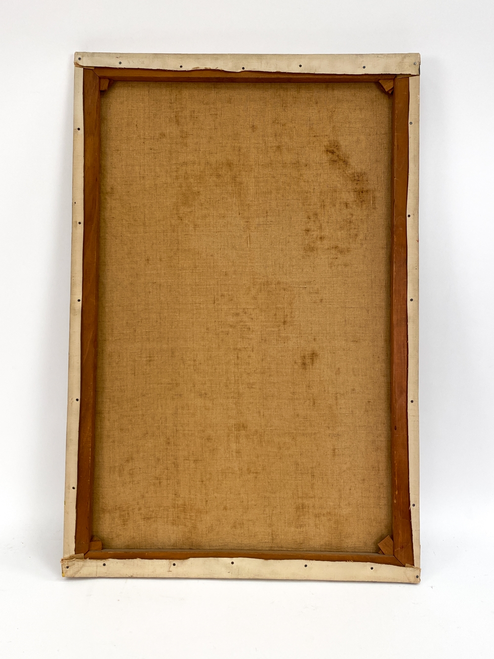 Artwork by Jacob Semiatin, JACOB MOSES SEMIATIN (1915-2003) ABSTRACT O/C, Made of canvas