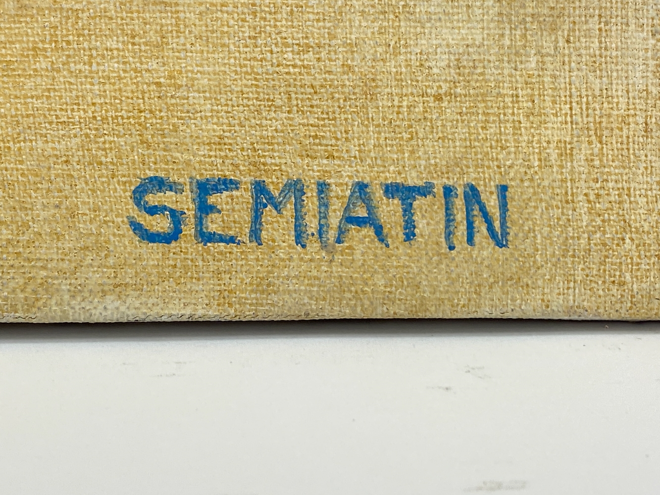 Artwork by Jacob Semiatin, JACOB MOSES SEMIATIN (1915-2003) ABSTRACT O/C, Made of O/C