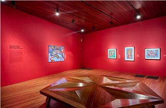 Contemporary Painting in Papua New Guinea: Mathias Kauage and His Family - de Young Museum, FAMSF