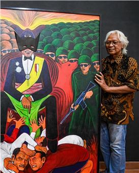 Indonesian Artist’s Exhibition Canceled over Political Paintings