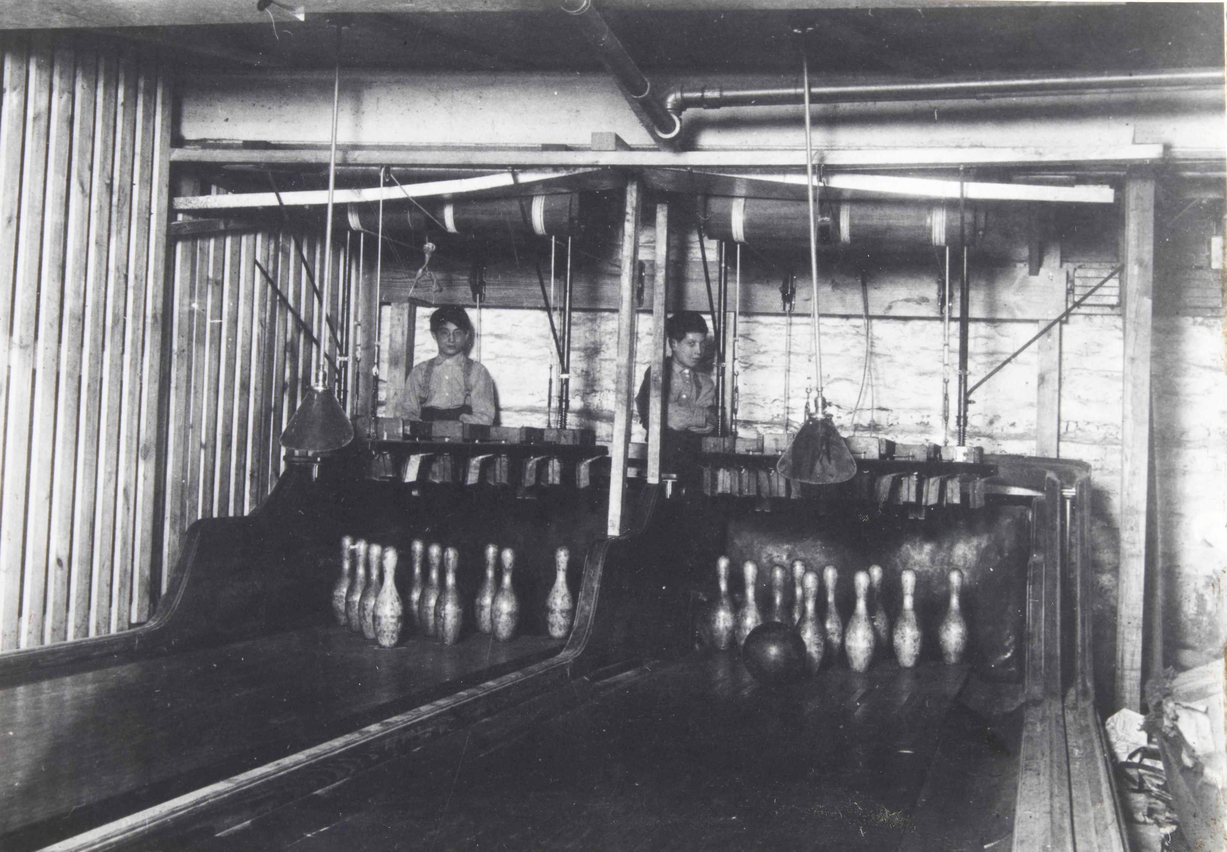 Artwork by Lewis Hine, Pin Boys, Syracuse, New York, Made of Gelatin silver print