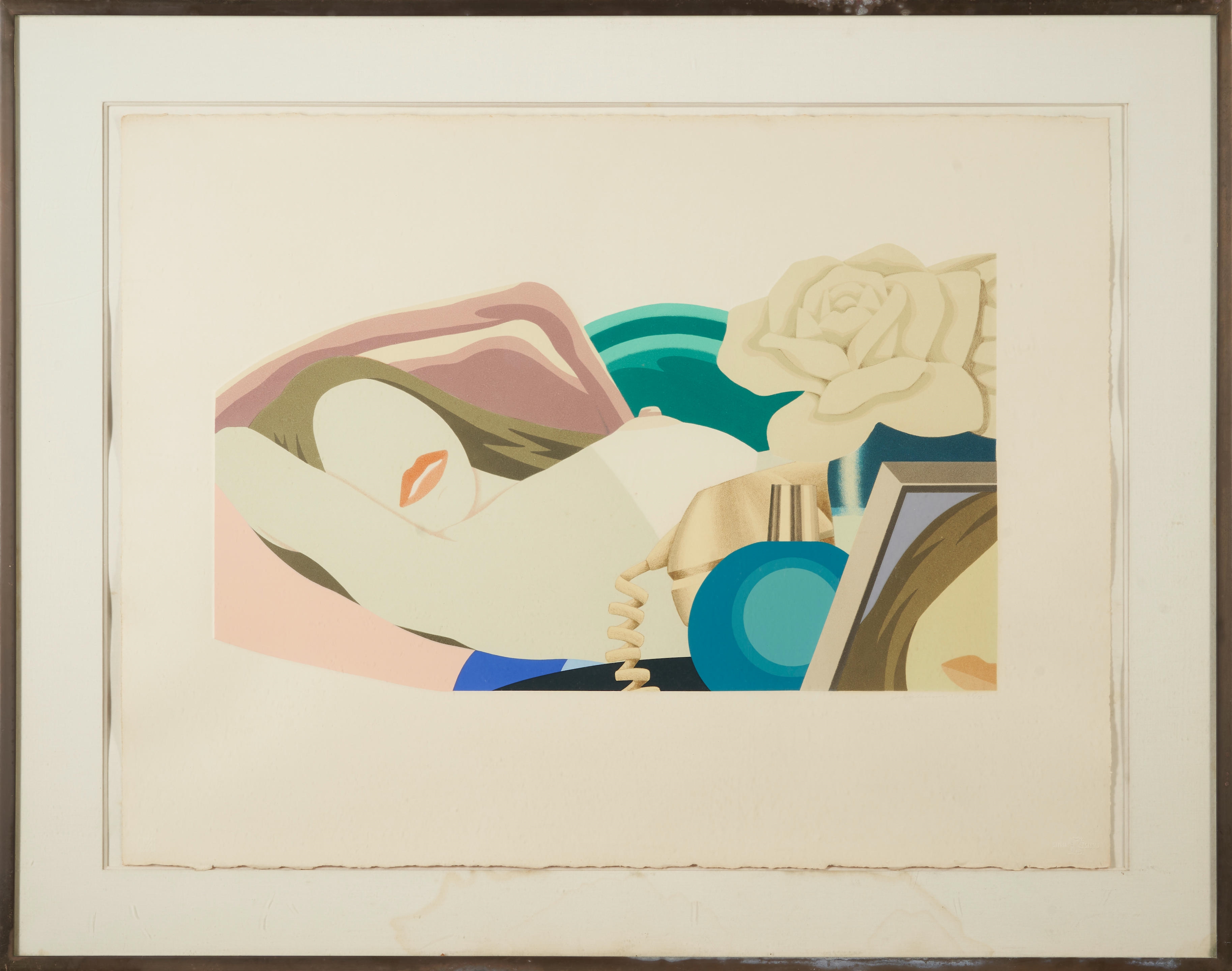 Tom Wesselmann Nude with Rose (1976) MutualArt