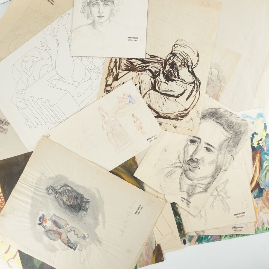 Henri Duringer | Ensemble de 28 dessins | MutualArt