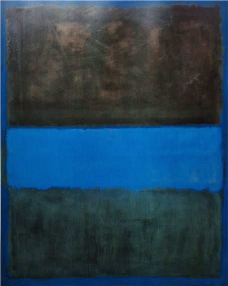 Mark Rothko | 1903-1970) Lithograph poster Number 61 (Brown, Blue ...