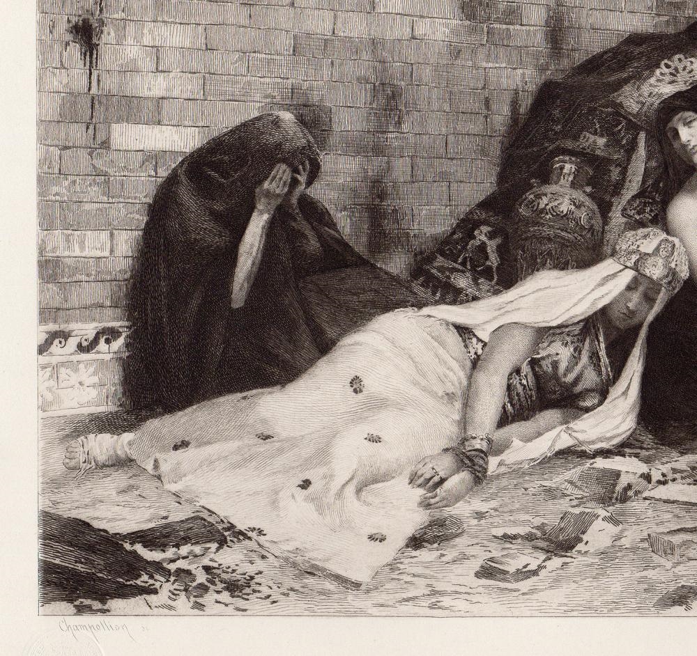 George Rochegrosse | Georges Antoine Rochegrosse 1800s Etching The ...