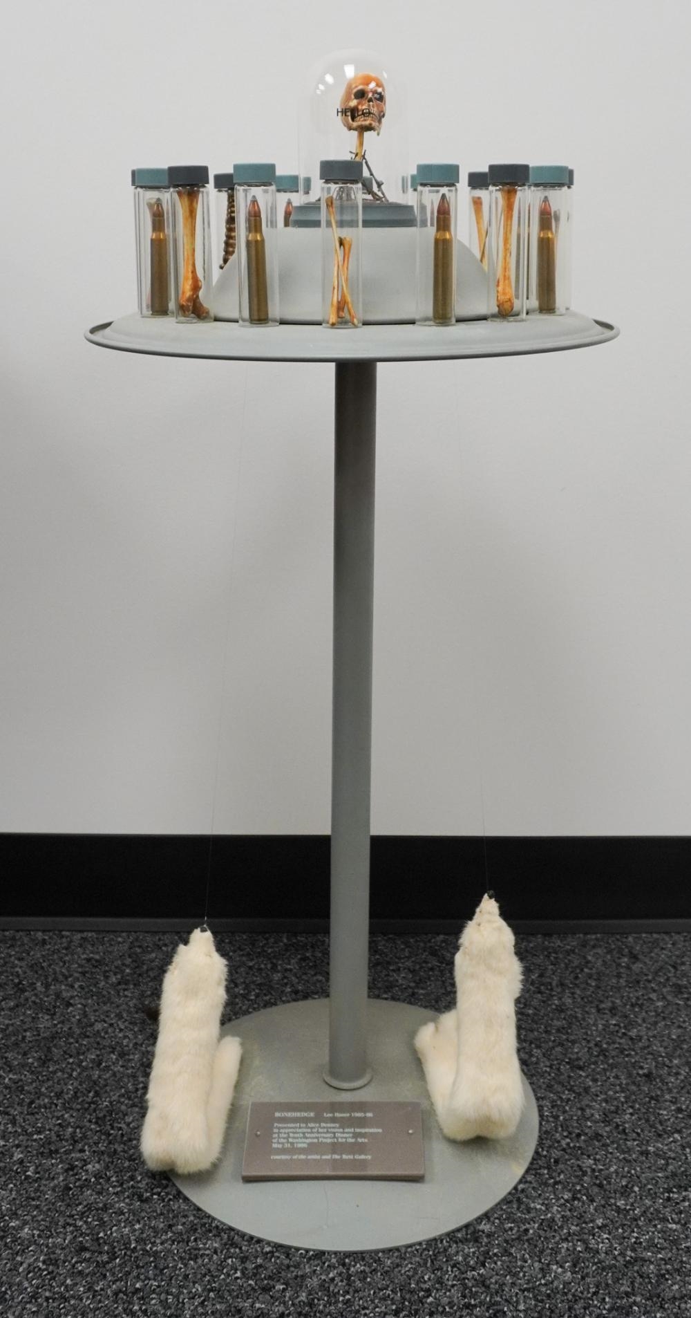 Artwork by Lee Haner, Bonehedge, Made of Mixed Media Sculpture