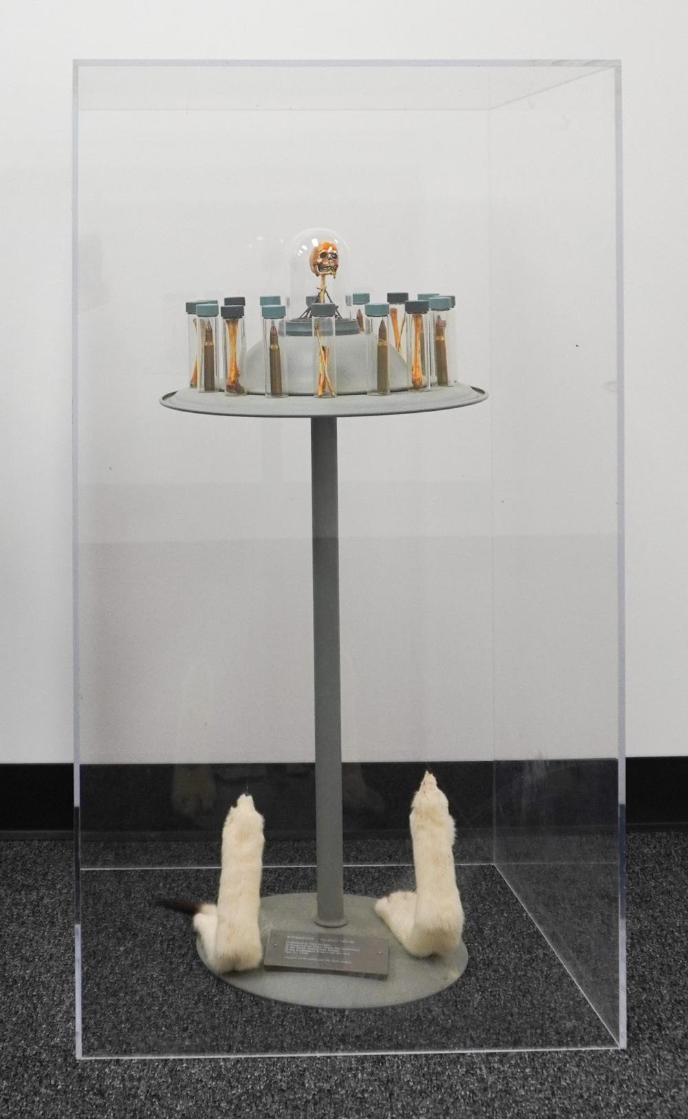 Artwork by Lee Haner, Bonehedge, Made of Mixed Media Sculpture