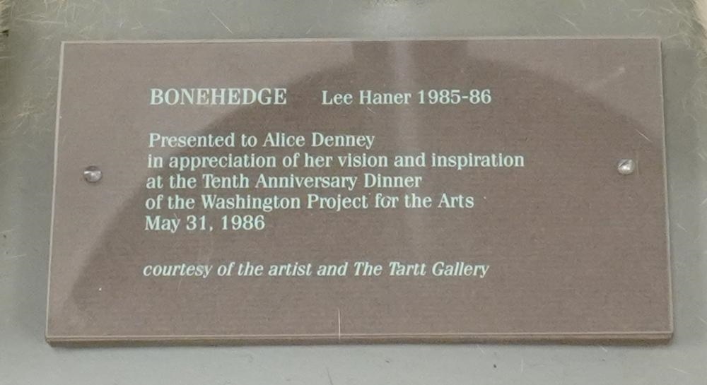 Artwork by Lee Haner, Bonehedge, Made of Mixed Media Sculpture