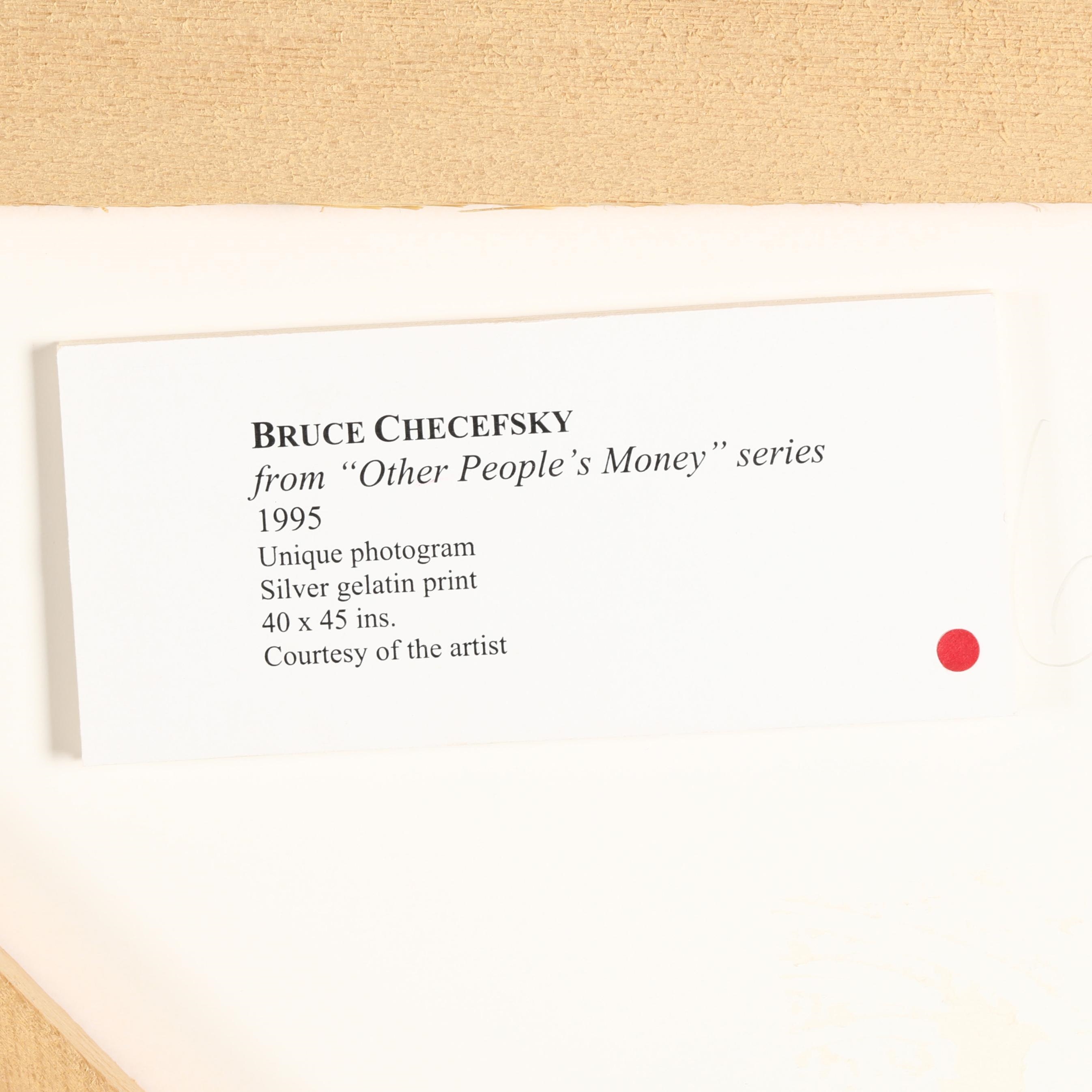 Artwork by Bruce Checefsky, Untitled (from Other People's Money, Made of Gelatin silver print