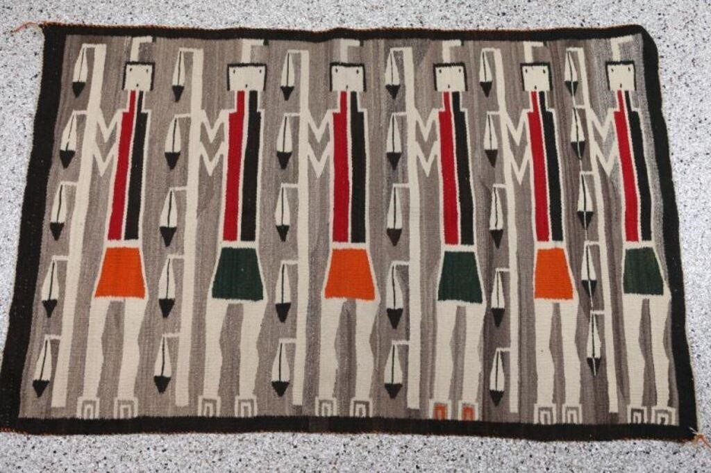 Steve Goldstein | Five Figure Yei Rug | MutualArt