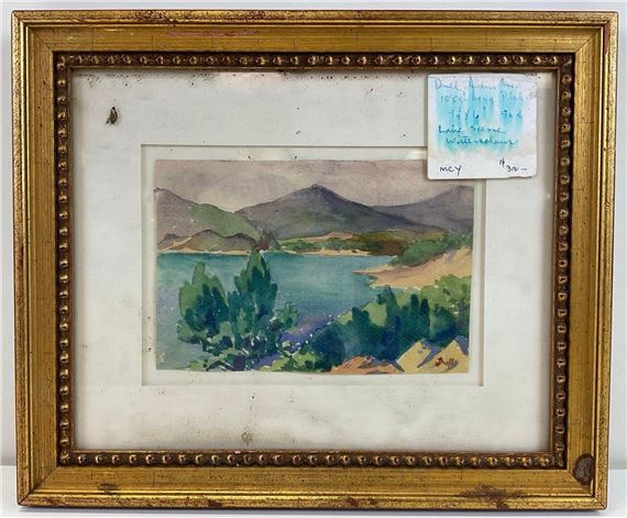 Mountain landscape with lake - John Dull