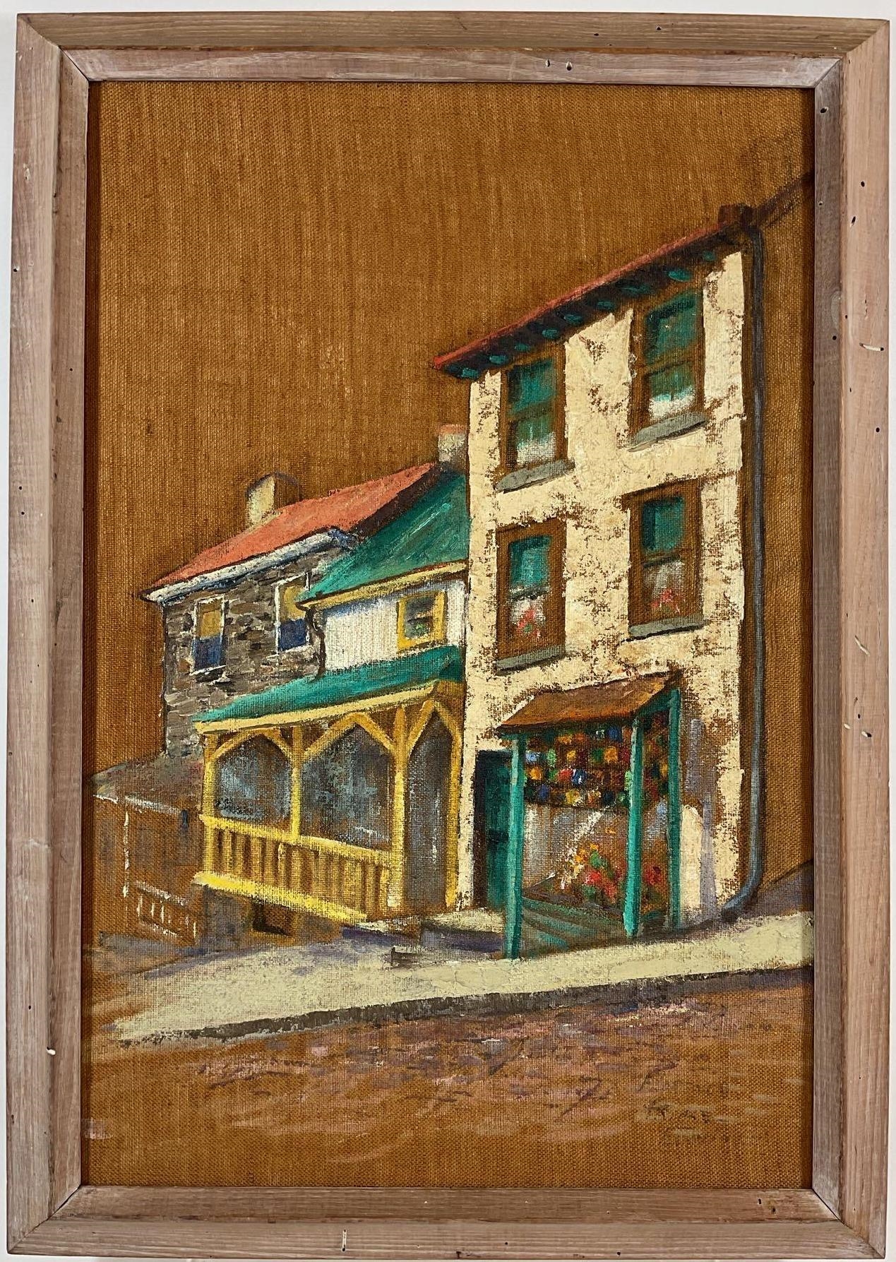 Artwork by Florence Prince Ewing, Architectural landscape, Made of Oil on canvas