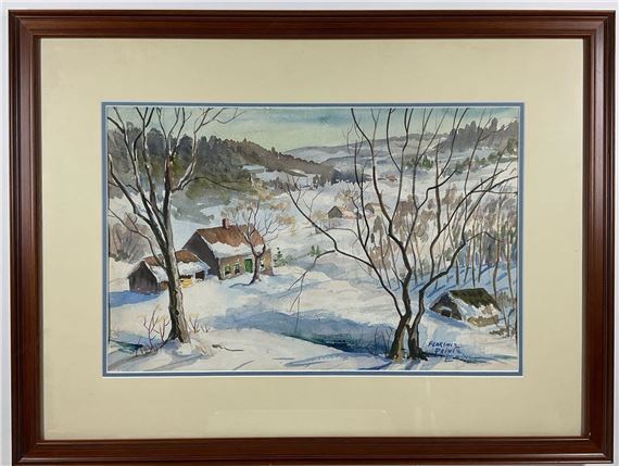 Snowy winter landscape