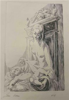 Mother and Child - Jean Adam