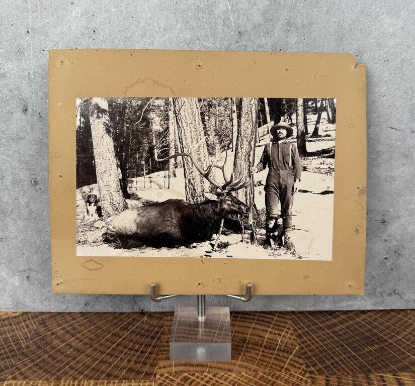 Artwork by Herbert Lord, Herbert Lord Darby Montana Hunting Photo, Made of Photograph. Photograph