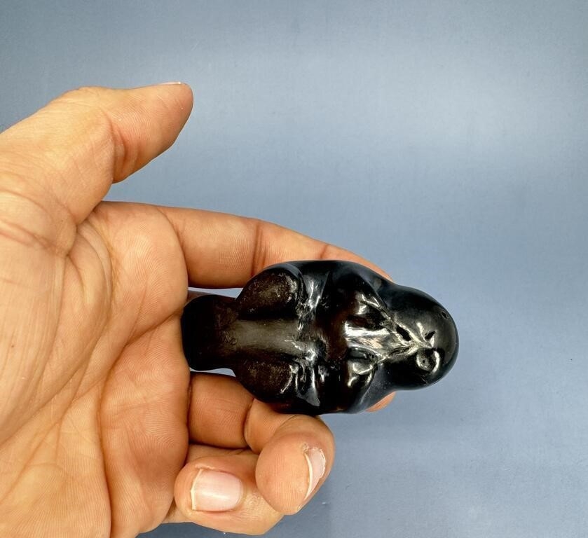 Artwork by Pula & Val Gutierrez, Pula & Val Gutierrez Santa Clara Pueblo Beaver