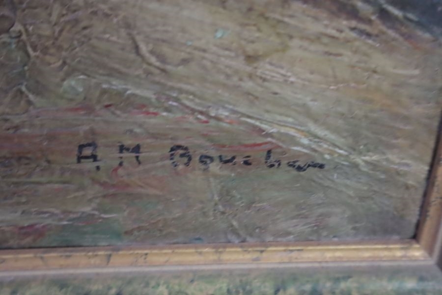 Artwork by Alain Michel Boucher, The bucket of tools, Made of Oil on canvas