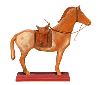 Horse with Saddle - Loren Skaggs