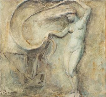 Ontwerp voor een gevelsteen 'De Fortuin - Johanna Bauer Stumpf