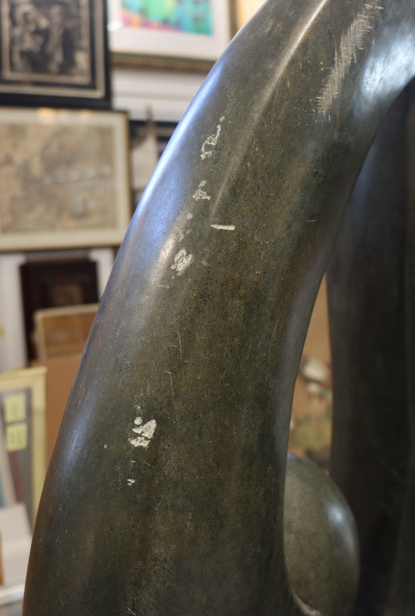 Artwork by Kefas Muunga, Kefas Muunga (21st Century) Zimbabwe, Shona Stone Sculpture "Spiritual Flower, Made of Stone sculpture