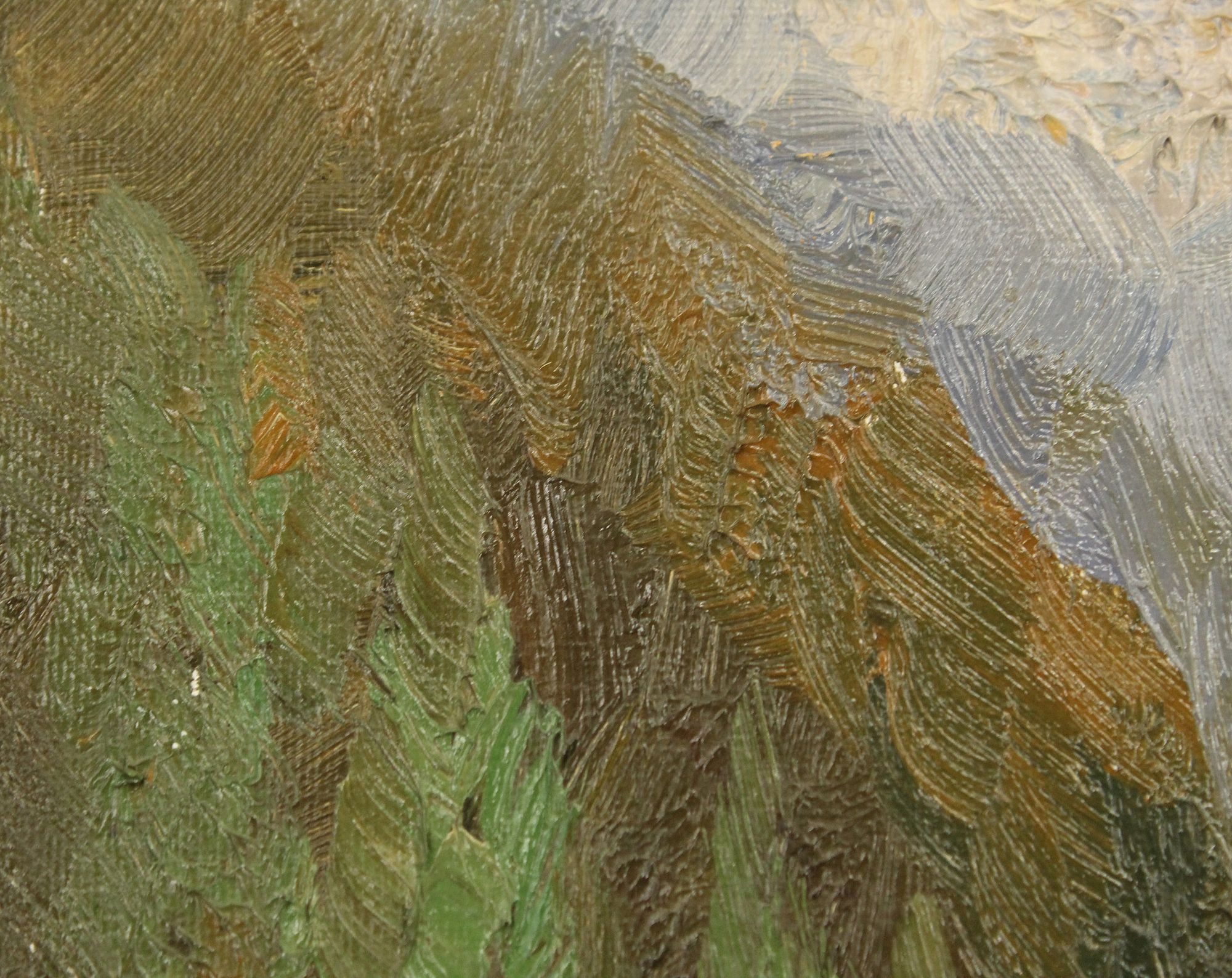 Artwork by Hans Grabner, Hans Grabner (20th Century) Austrian, Alpine Landscape Oil on Canvas Painting, Made of Oil on Canvas Painting