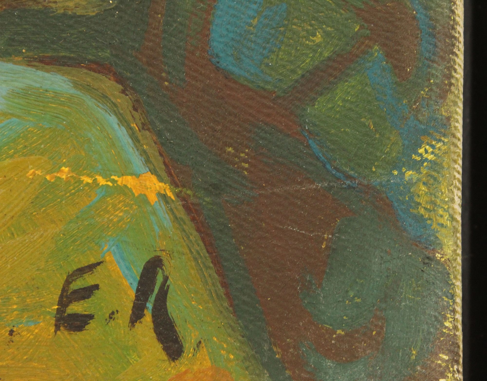 Artwork by Ezra Talker, Ezra Talker (1936-2009) Israeli, Oil on Canvas Painting, Made of Oil on Canvas Painting