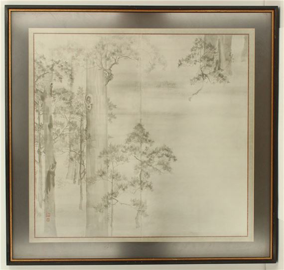 Ikeda Koson (1801-1866) Japanese, Ink and Watercolor on Paper - Ikeda Koson