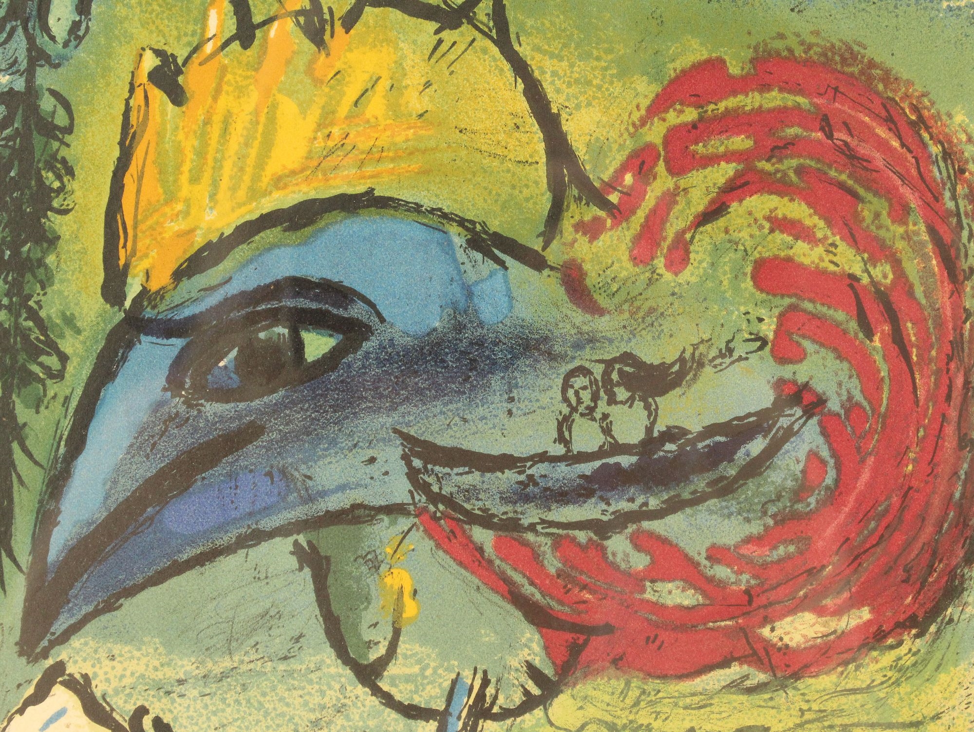 Marc Chagall | Marc Chagall (1887-1985) French, Framed Abstract Modern ...
