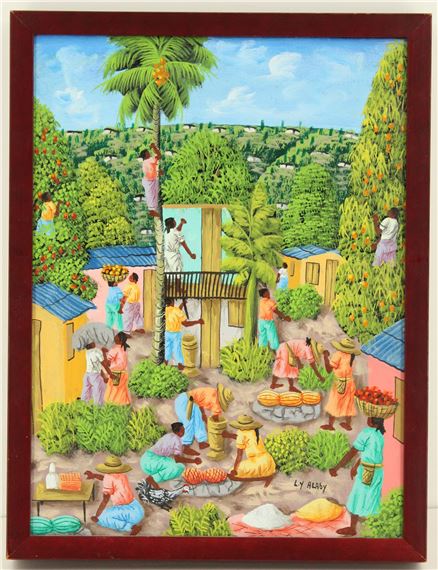 L. Y. Alaby | L.Y. Alaby (20th Century) Haitian, Haitian Village