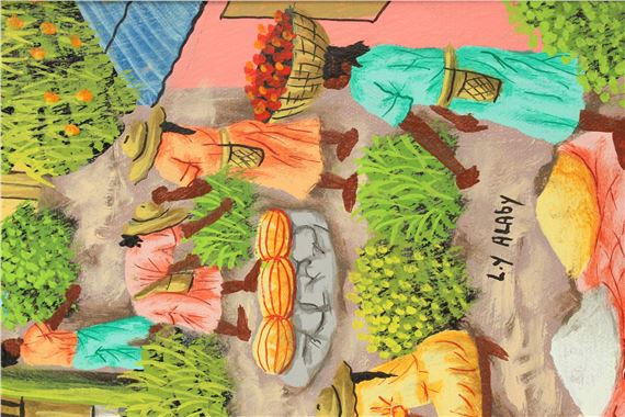 L. Y. Alaby | L.Y. Alaby (20th Century) Haitian, Haitian Village