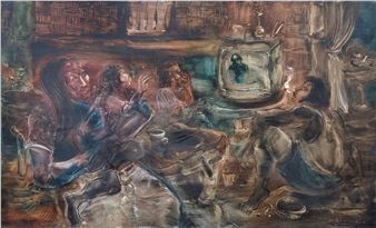 Nonton Televisi - Putu Wirantawan