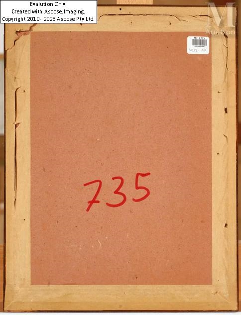 Artwork by Abdelaziz Gorgi, Nu féminin, (19)49, Made of Pen drawing