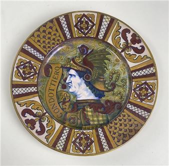 Gualdo Tadino Majolica Charger - Alfredo Santarelli