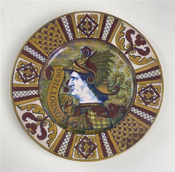 Gualdo Tadino Majolica Charger - Alfredo Santarelli